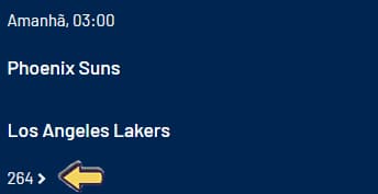 N&uacute;mero de mercados de aposta na NBA na Galera.bet