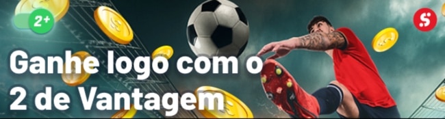 promoção 2 gols de vantagem da Sportybet