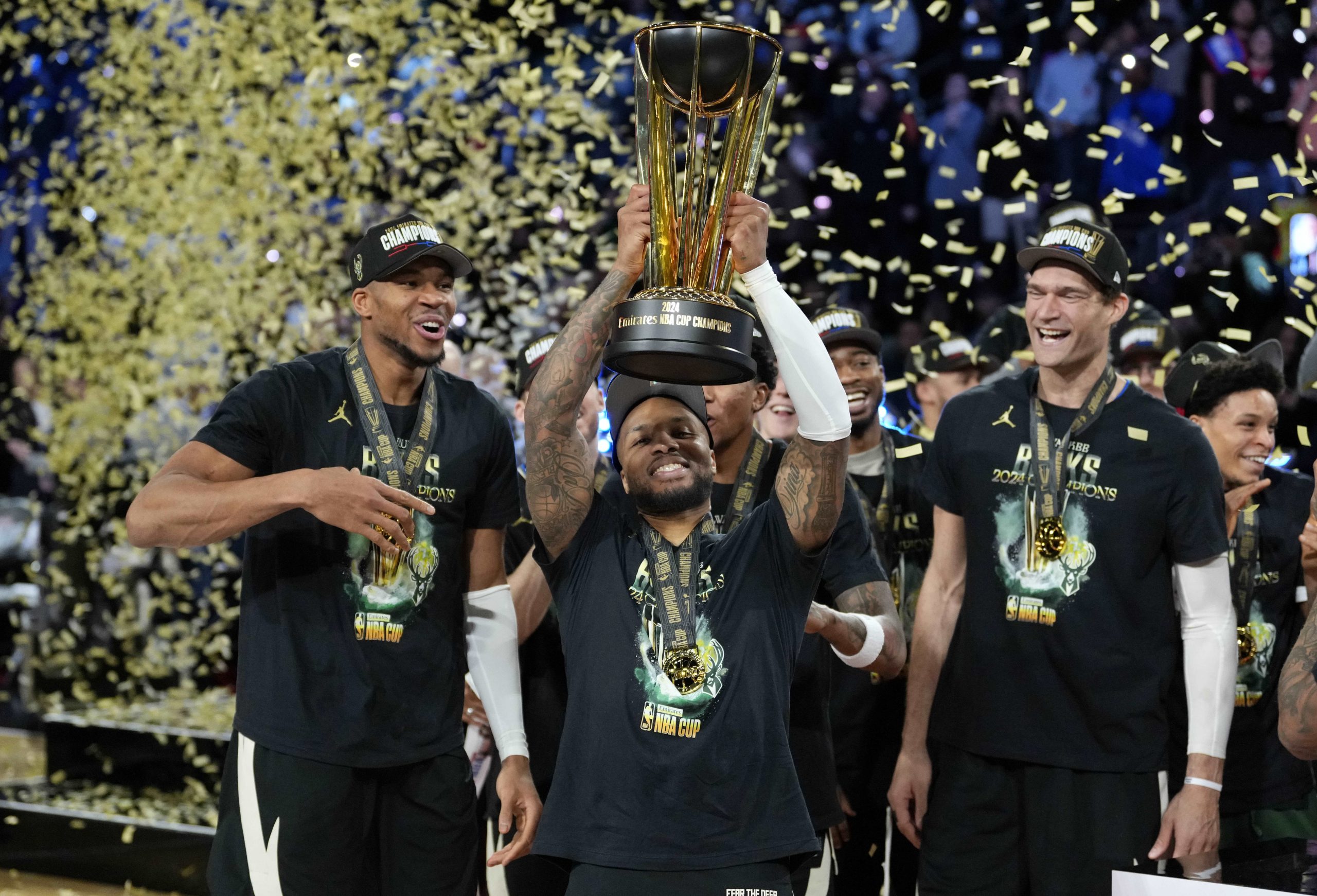 O Bucks &eacute; o atual campe&atilde;o da NBA Cup