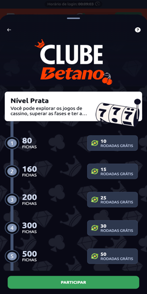 Imagem da página do programa de afiliado Clube Betano