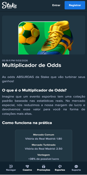 Imagem da p&aacute;gina de promo&ccedil;&atilde;o do Multiplicador de Odds.
